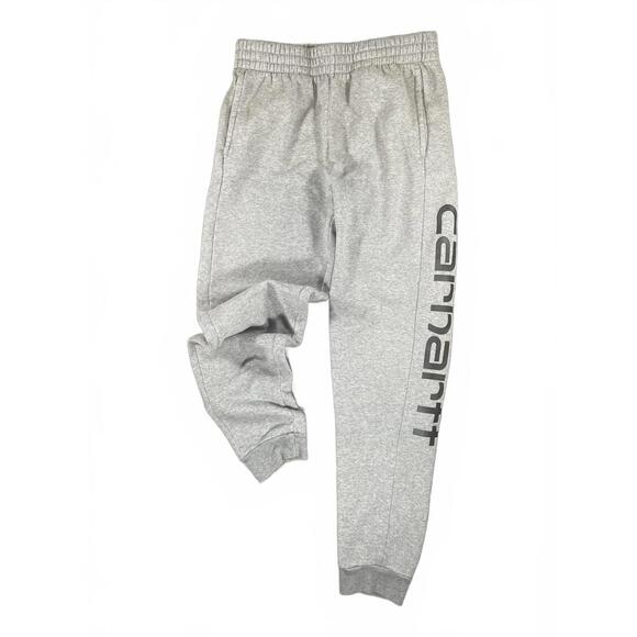 Carhartt Boy's Gray Sweatpants with Logo Size Large (14-16) - Picture 1 of 5